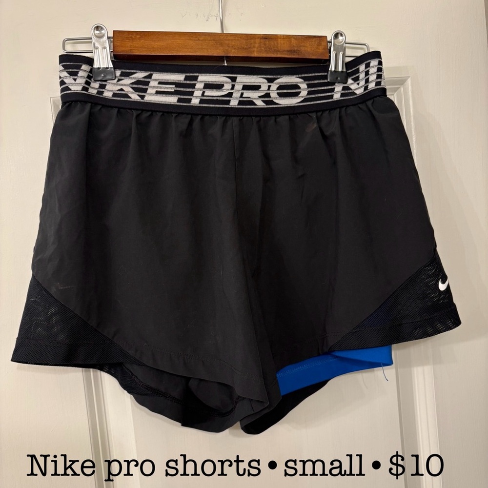 Nike Women's Black Pro Shorts